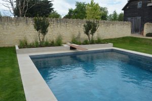 Leckford Sandstone swimming pool copings