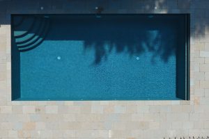 Downton Limestone copings and paving around pool