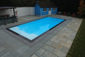 Tichborne and Cheriton Outdoor Swimming Pool, Overflow Deck Level Pool.