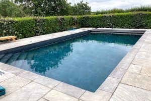 Hawksworth Sandstone pool coping and paving